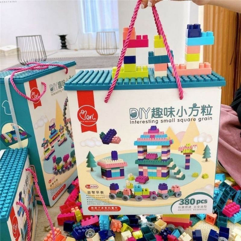 Jual DIY Fun Bricks Toys - Mainan Menyusun Balok Bermacam Bentuk Kereta ...