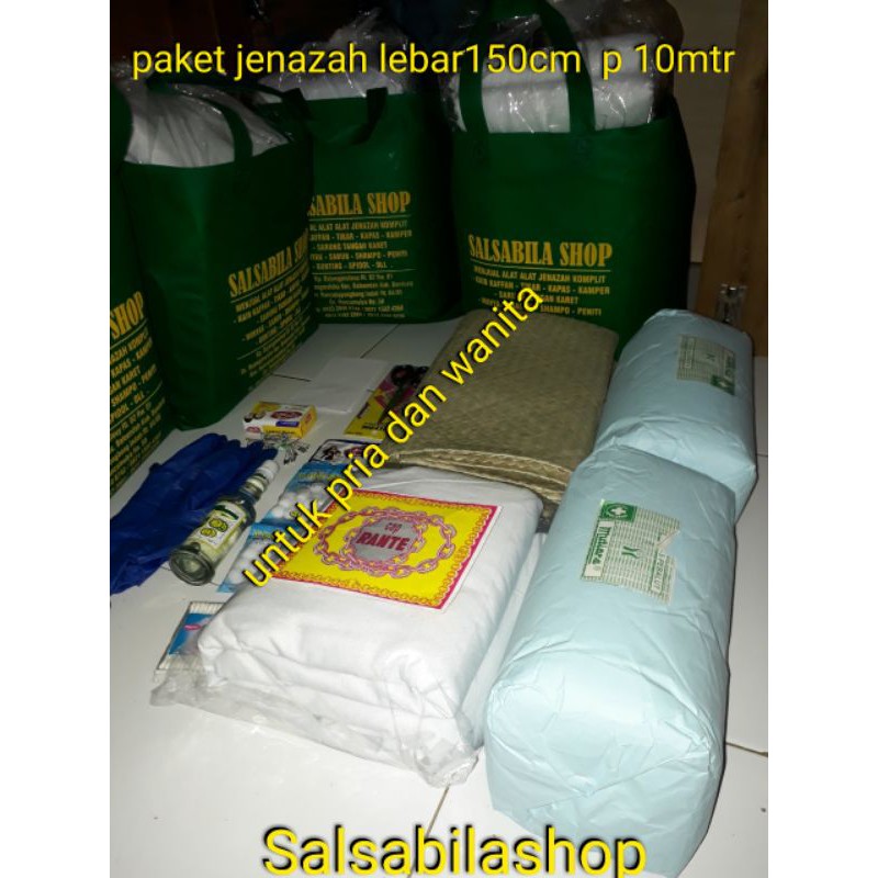 Perlengkapan Jenazah Kain Kafan/Mori Set Lengkap