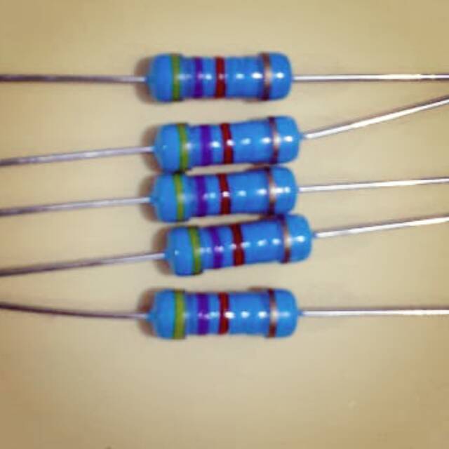 Jual Resistor 4K7 / 4.700 ohm 1/2 watt | Shopee Indonesia