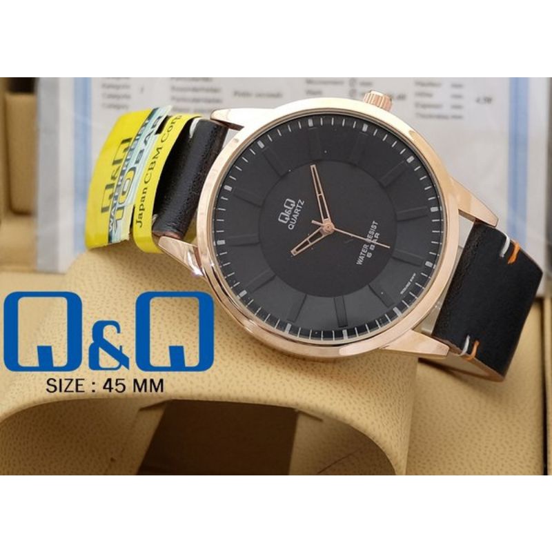 Q&q quartz water resist 5 bar on sale base metal bezel