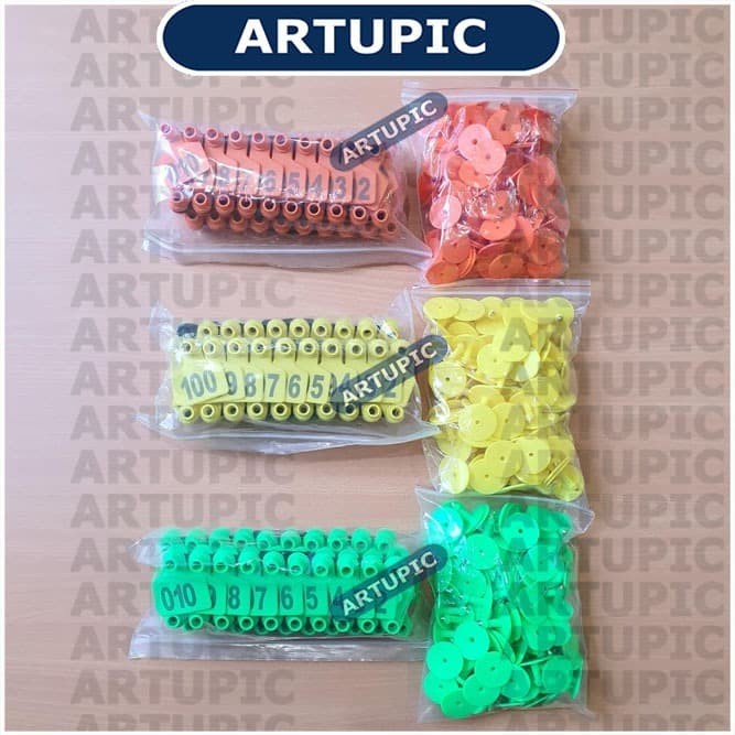 Jual Cargo-Pet- Ear Tag Eartag Nomer Strip Kambing Sapi Domba Babi ...