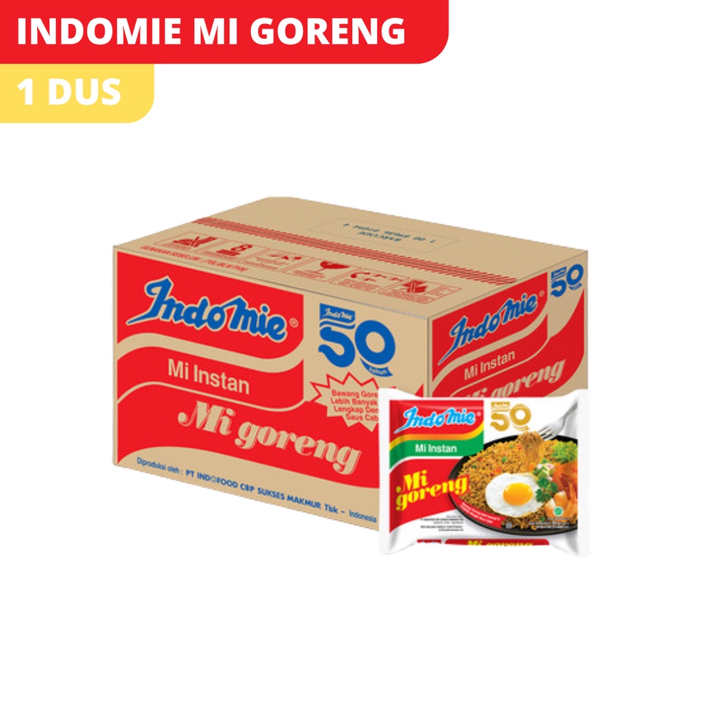 Jual INDOMIE MIE GORENG 1 DUS/ KARTON ISI 40PCS | Shopee Indonesia