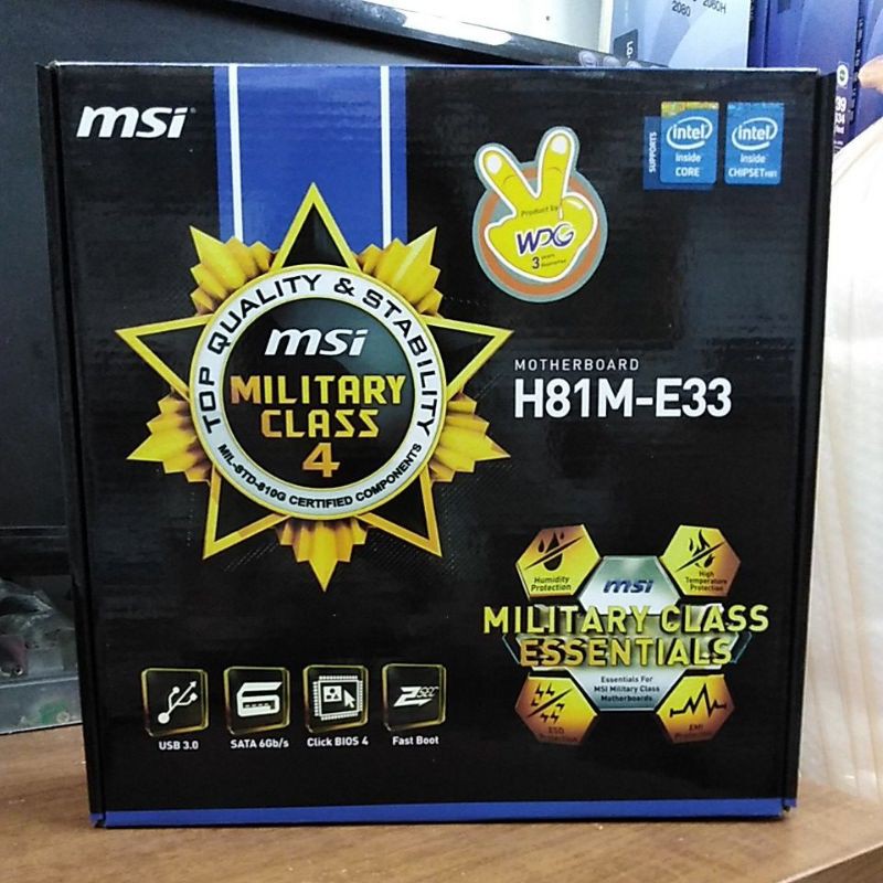 Jual MSI H81M E33 motherboard Shopee Indonesia