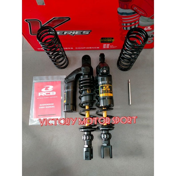 Jual shock rcb X-Max 250 shock rcb VD series xmax black series | Shopee ...