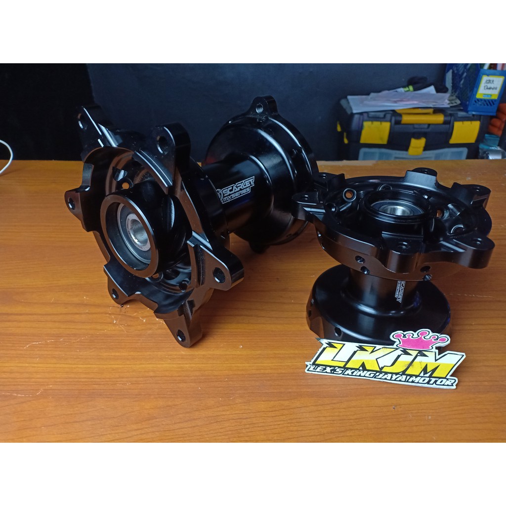 Jual TROMBOL.CNC.SCARLET.CRF150L(HITAM) | Shopee Indonesia