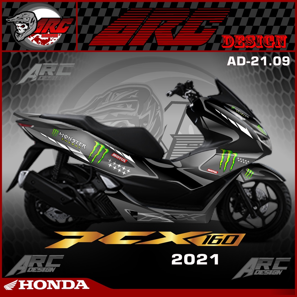 Jual Decal Sticker Honda PCX 160 2021 Fullbody - Dekal Fullbody All New ...