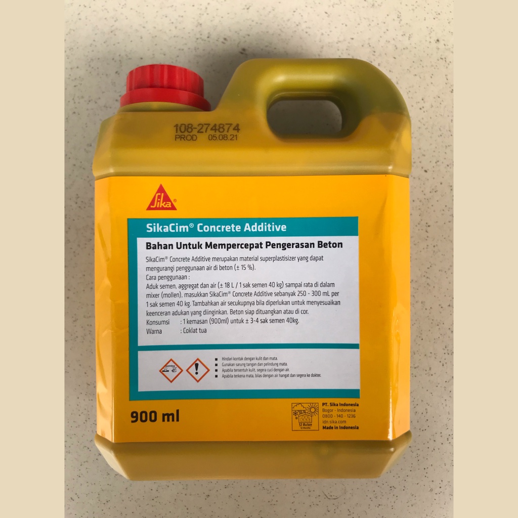 Jual SIKA SikaCim® Concrete Additive / Cairan Obat Pengeras Cor Beton ...