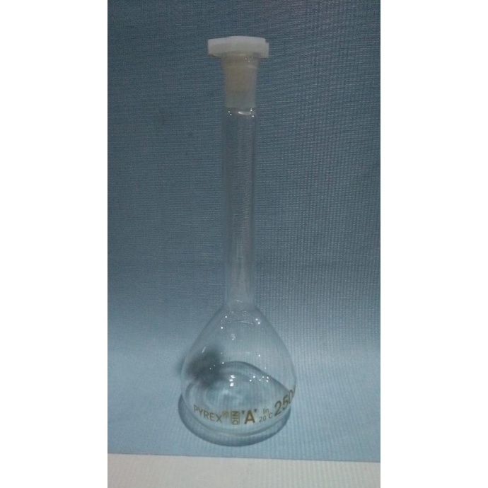 Jual Labu Ukur Volumetric Flask 250 Ml Rrc Shopee Indonesia 7710