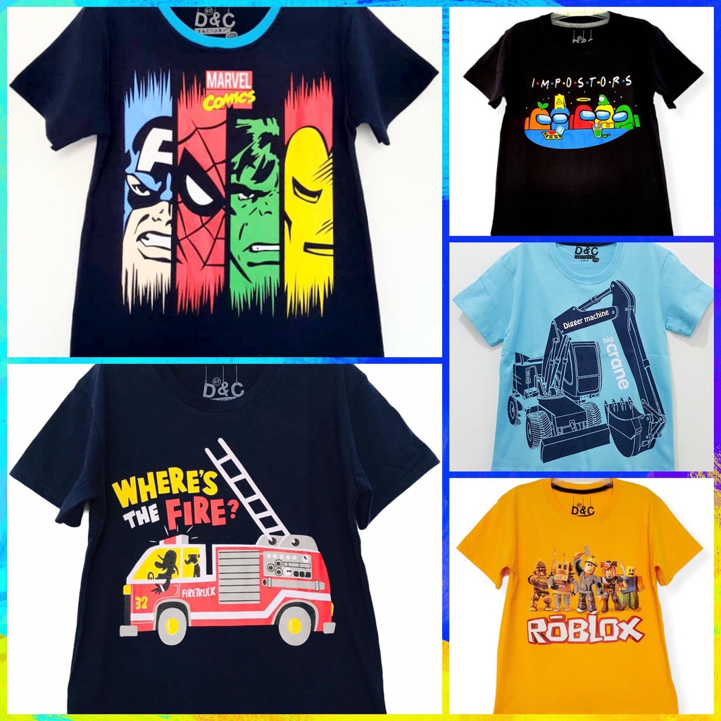 Little M Glasses Print Kaos Anak Laki-laki