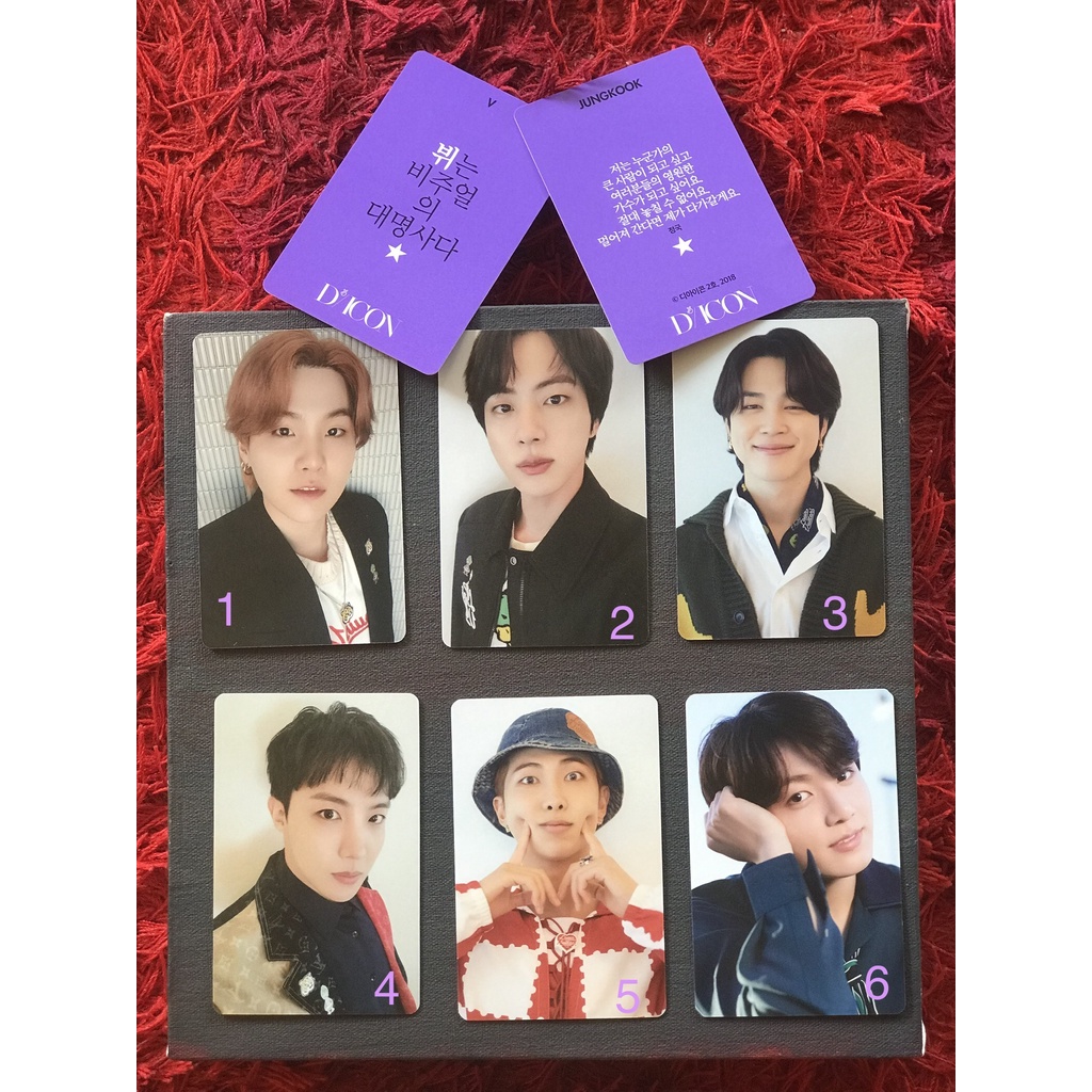 Jual Bts Dicon Photocard 101 Custom Book Official Sharing Shopee