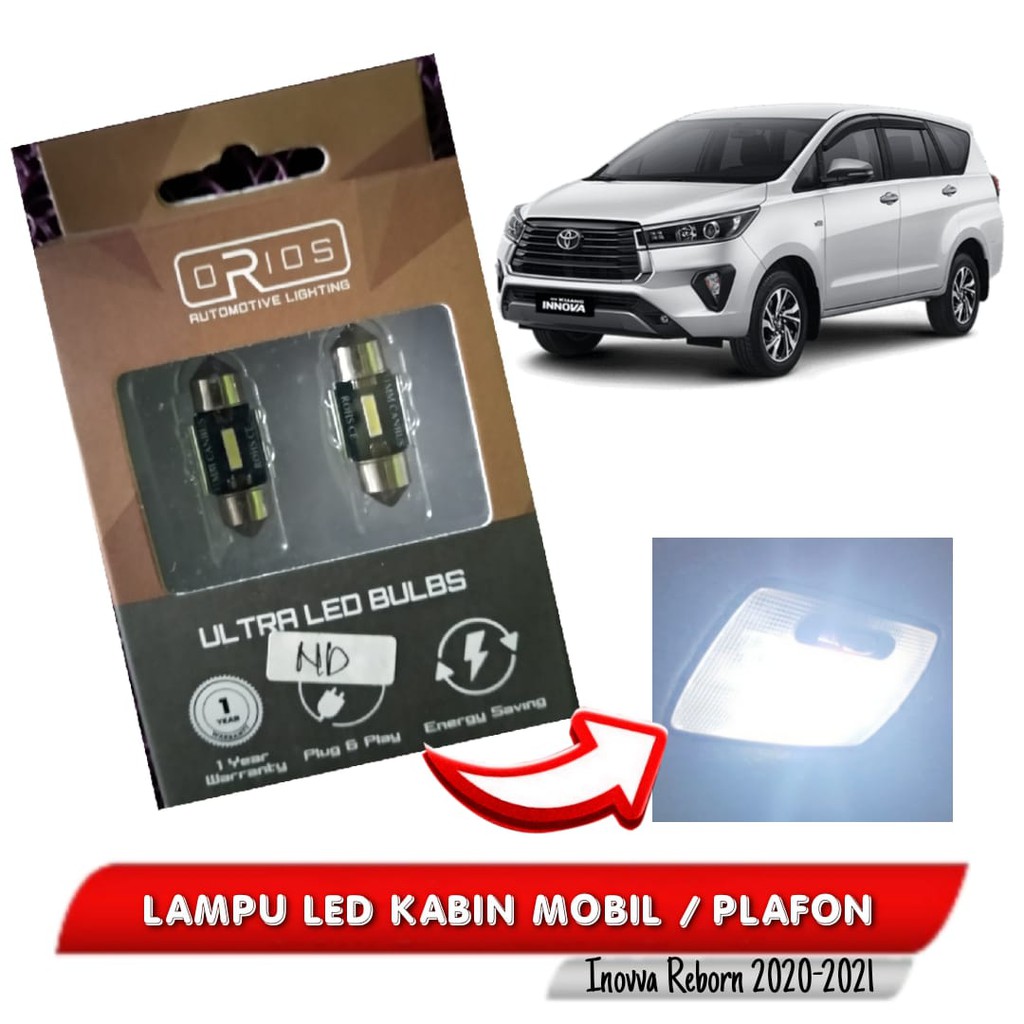 apakah lampu kabin innova reborn bisa dipasang di triton