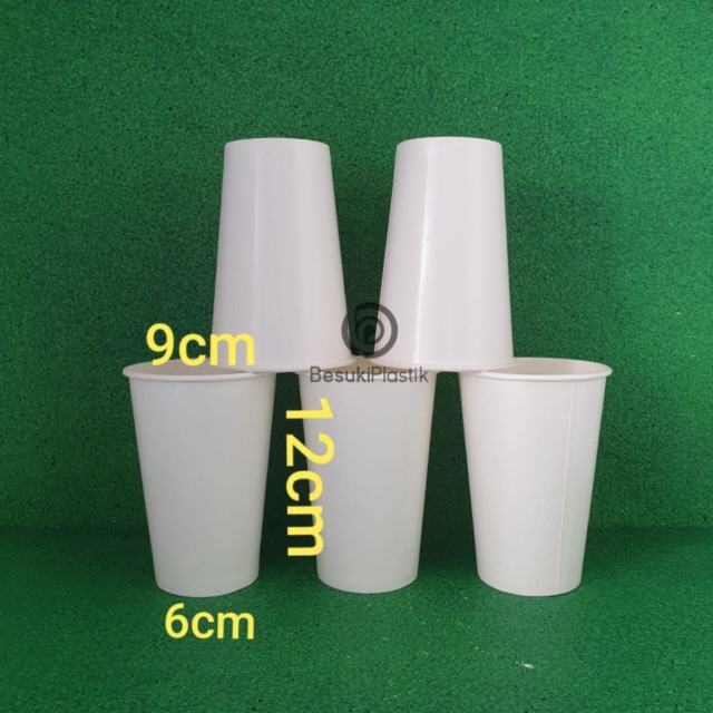 Jual PaperCup 16oz Putih Polos / Gelas Kertas 16 oz / Hot Cup Paper ...