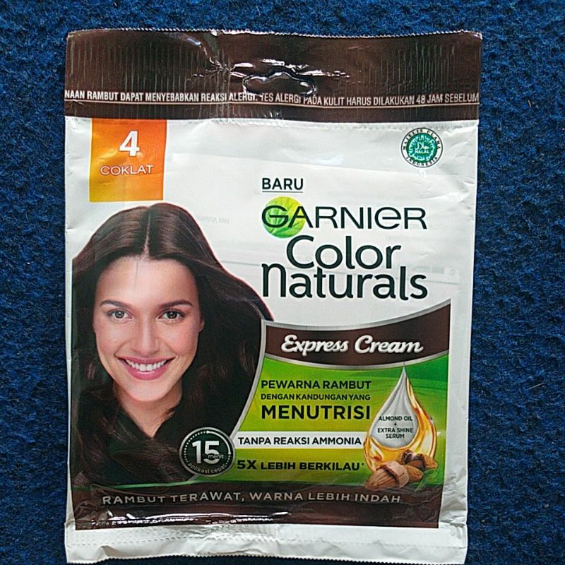 Jual Garnier Hair Color Naturals Sachet 4 Coklat Shopee Indonesia