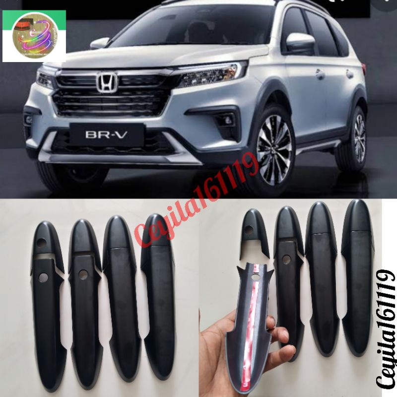 Jual Cover Handle Gagang Pintu Samping Mobil All New Br V Hitam