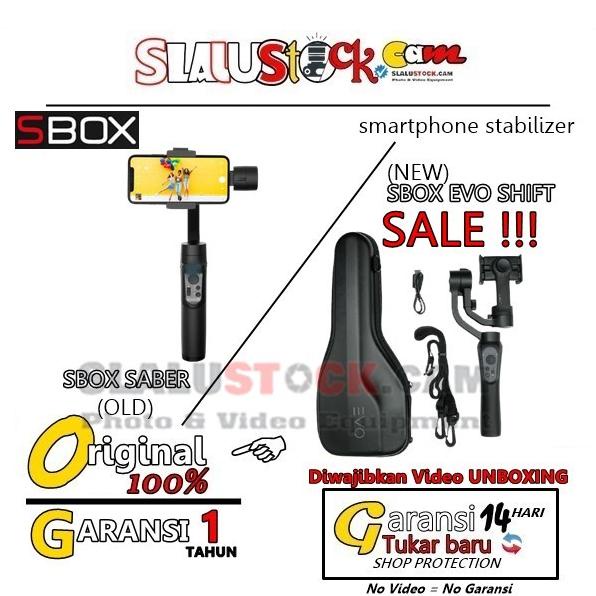 Jual Stabilizer Sbox Saber 3 Axis Gimbal Stabilizer For Smartphone Dp
