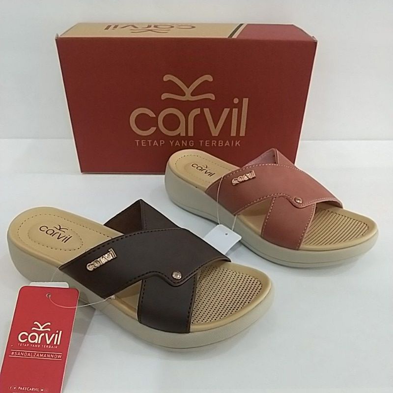 Jual Sandal Kasual Carvil Wanita Caroline 03 L Sandal Carvil