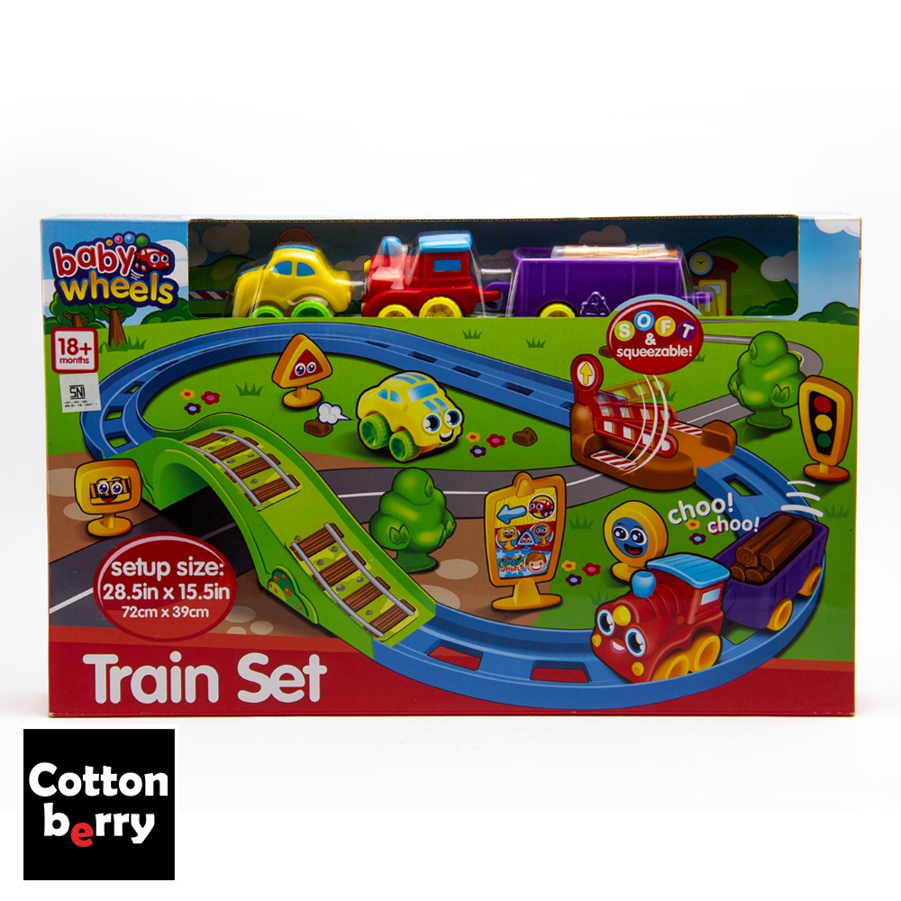 Baby wheels hot sale train set