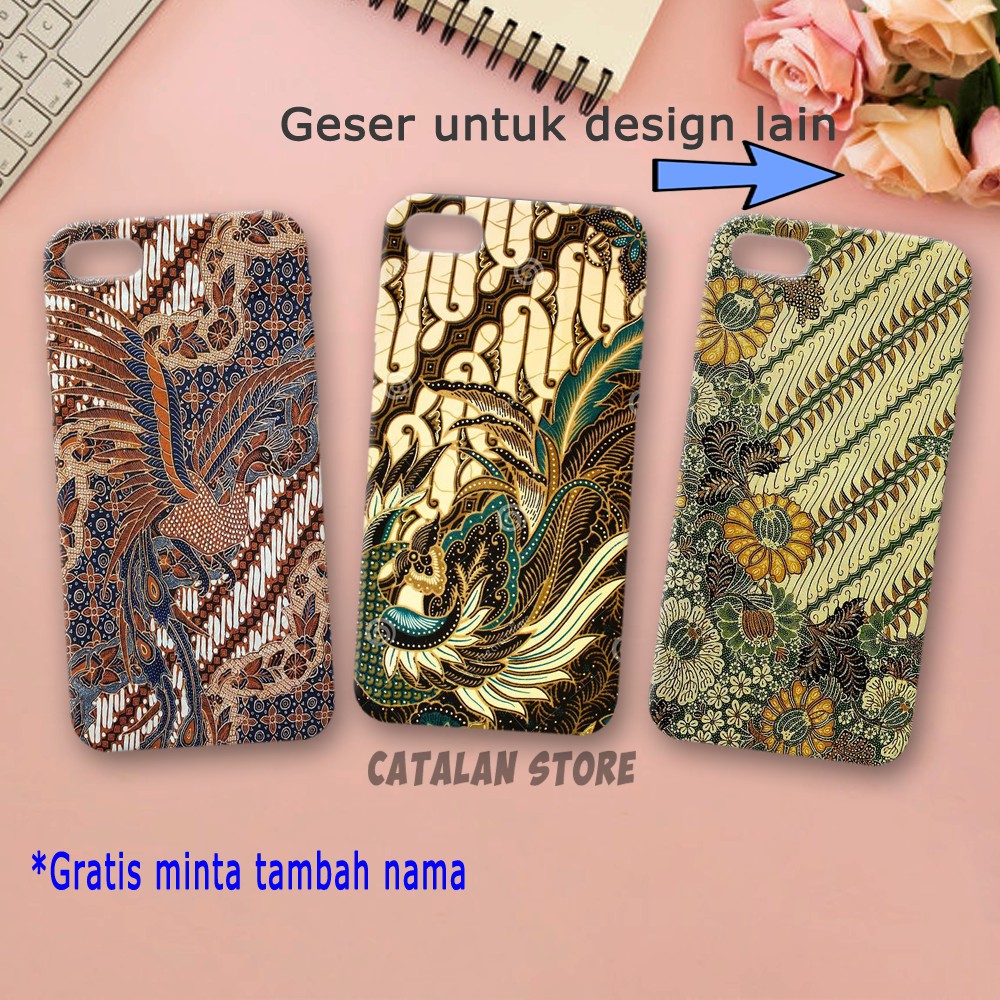 Jual Custom Case Casing Hp Hardcase Anti Crack Fashion Batik Eksklusif Premium Quality Shopee