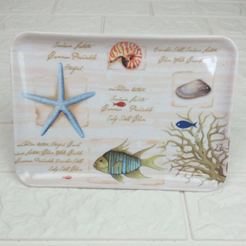 Jual baki new sea shell vanda T3107-17 kecil dan besar (073) | Shopee ...