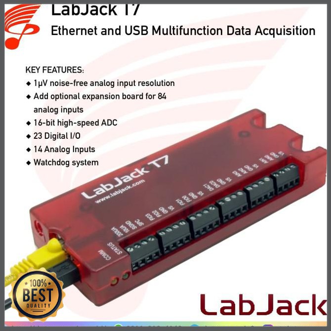 Jual alat LabJack T7 and USB Multifunction Data Acquisition