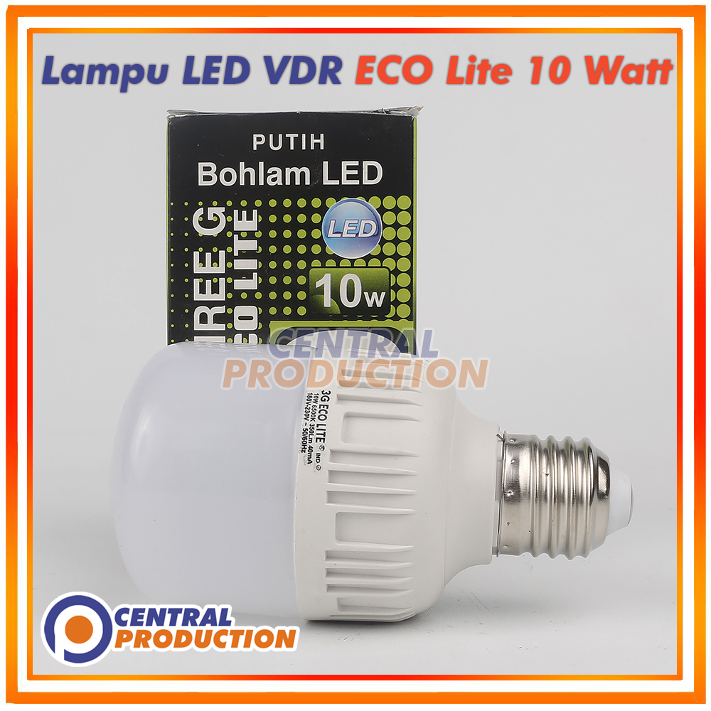 Jual Lampu Led Vdr Eco Lite Watt Warna Putih Bohlam Kapsul Super Terang Tahan Lama Js