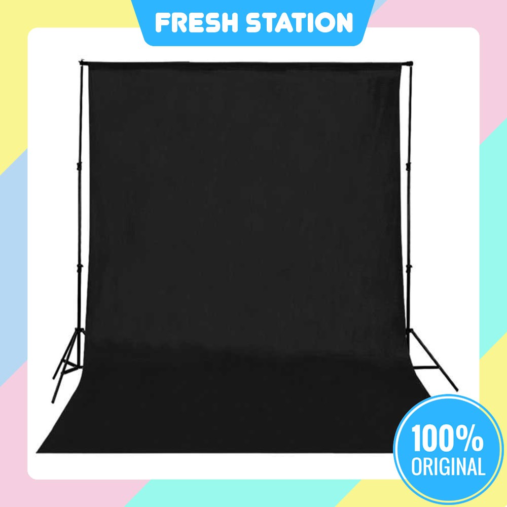 Jual Kain Background Foto Studio Backdrop Dekorasi Putih Hitam 200 x