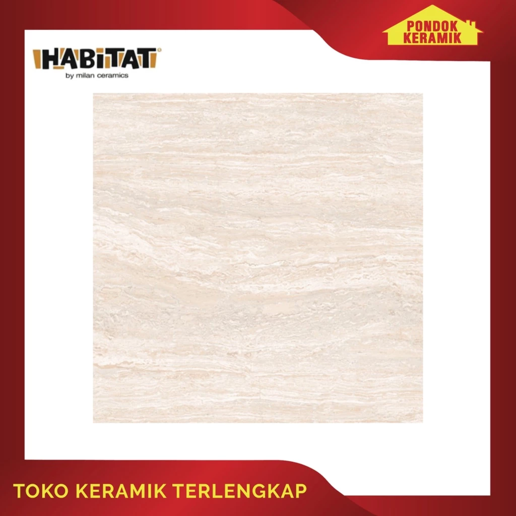 KERAMIK LANTAI HABITAT 50X50 AFRIKA L BEIGE