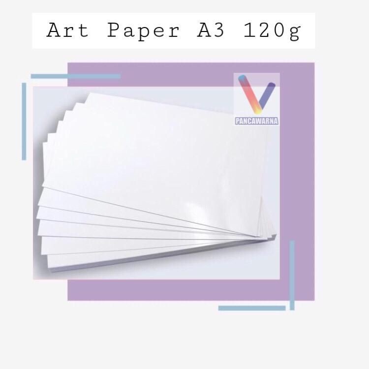 Jual Kertas Art Paper A3 120 Gsm (50 Lembar) Shopee Indonesia