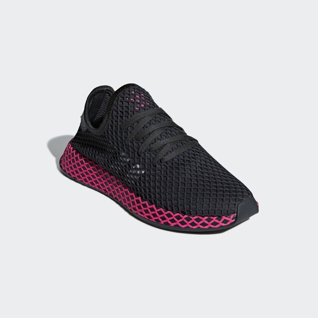 Jual Adidas Women Deerupt Runner Shoes Black Pink Originals Shopee Indonesia
