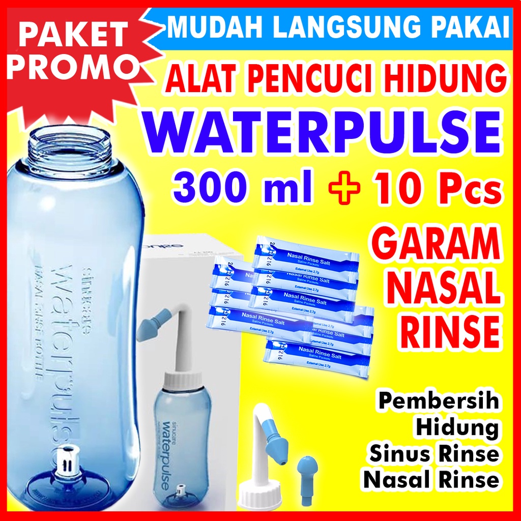 Jual Alat Cuci Hidung Sinus Nasal Wash Rinse Bottle Botol Waterpulse ...