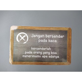 Jual Sticker Jangan Bersandar Kaca | STIKER DILARANG BERSANDAR PADA ...