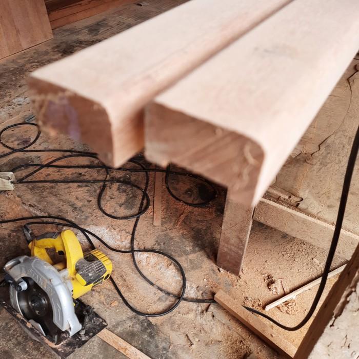 Jual Kayu | Railing Tangga / Relling Kayu Kamper Samarinda Oven Per ...