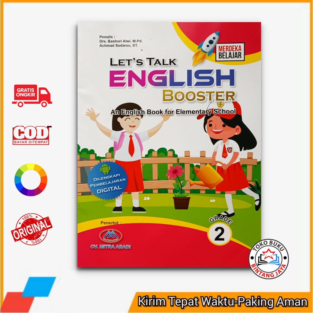 Jual Buku Bahasa Inggris Kelas 2 - Lets Talk English Booster Kelas 2 ...