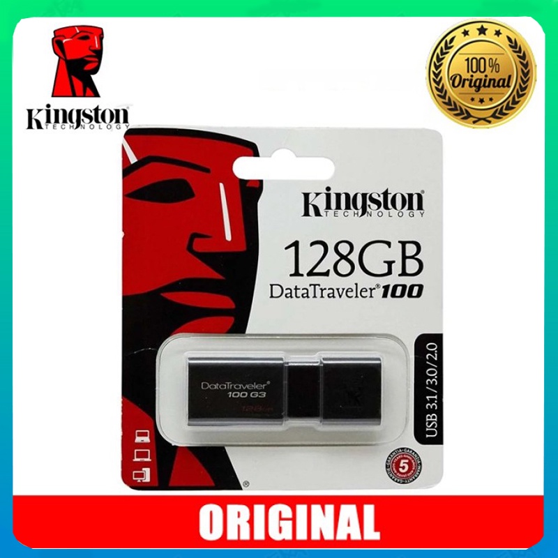 Jual Kingston DataTraveler 100 G3 dt100g3 USB 3.0 Flash Drive (16GB ...