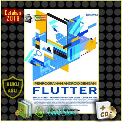 Jual Buku Pemrograman Android FLUTTER - Plus CD | Shopee Indonesia