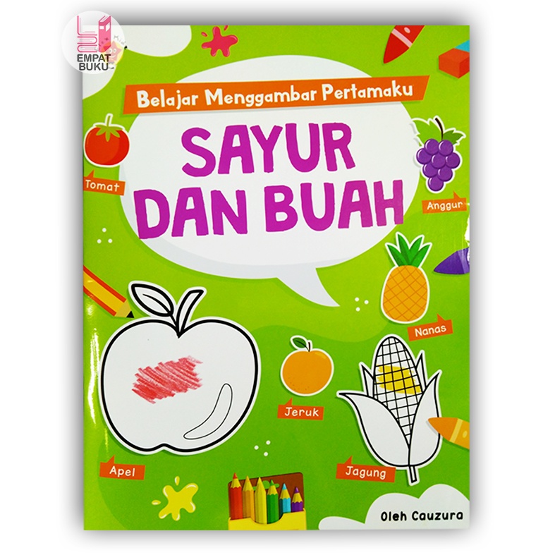 Jual BELAJAR MENGGAMBAR PERTAMAKU: SAYUR DAN BUAH | Shopee Indonesia