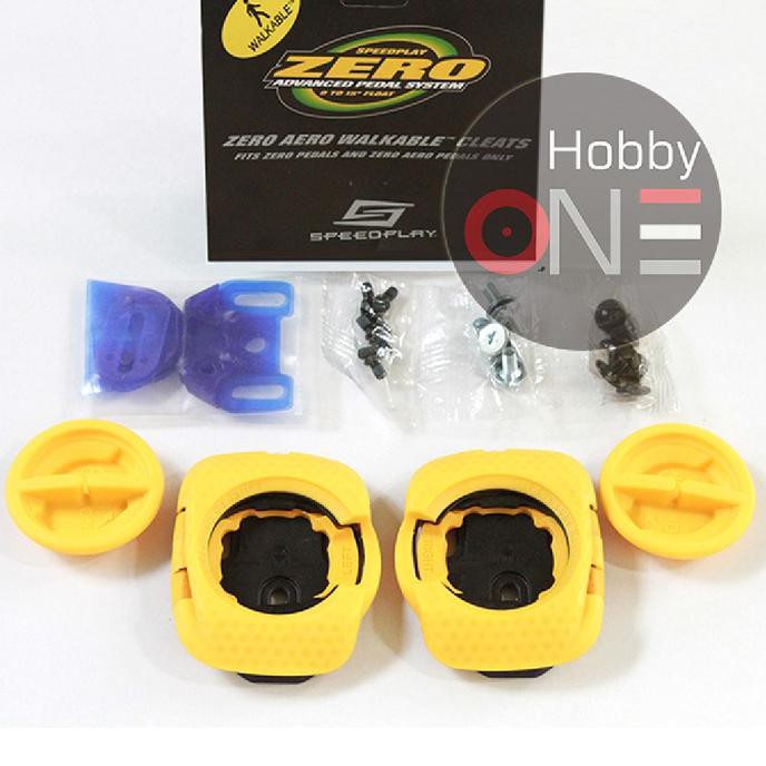 Jual Speed Play Zero Aero Walkable Yellow Cleat Pedal Road Bike