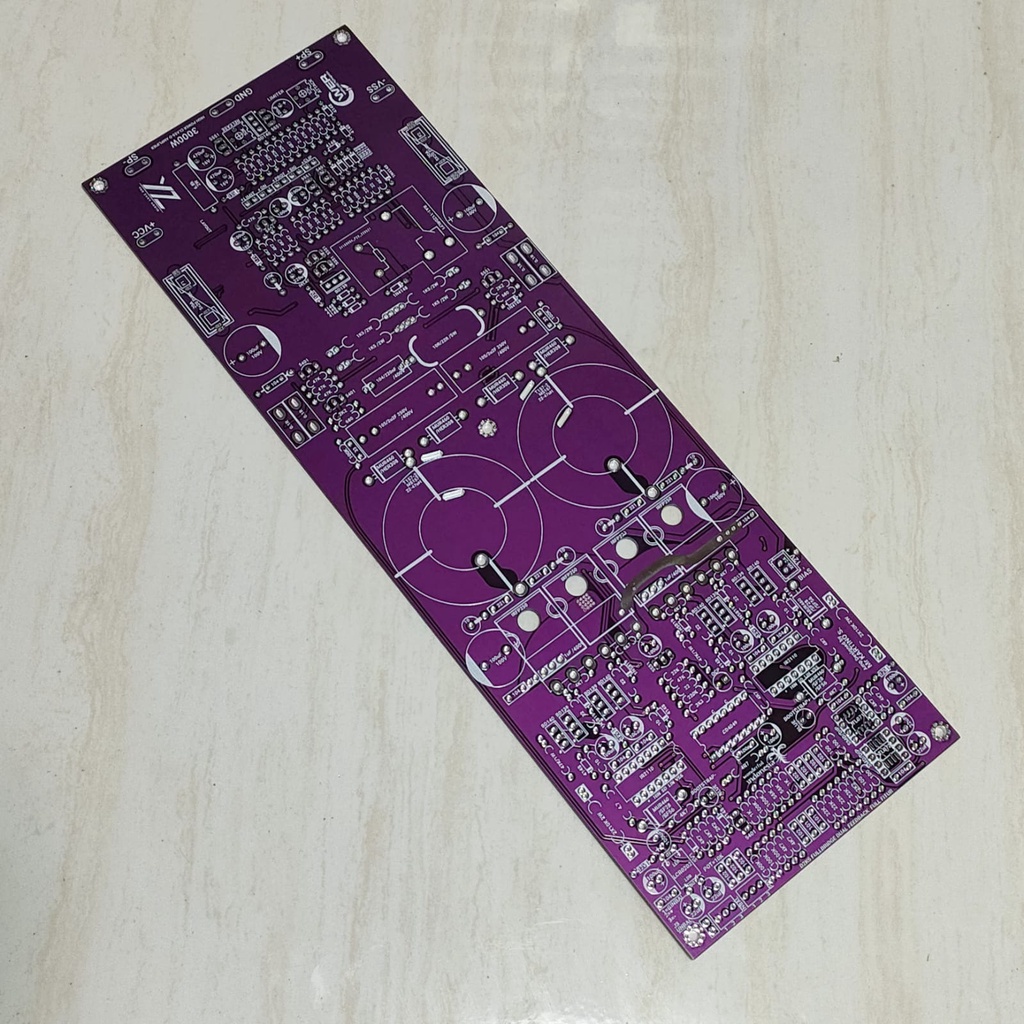 Jual PCB Class D D2k5 Fullbridge Dual Feedback full fitur PCB Fix