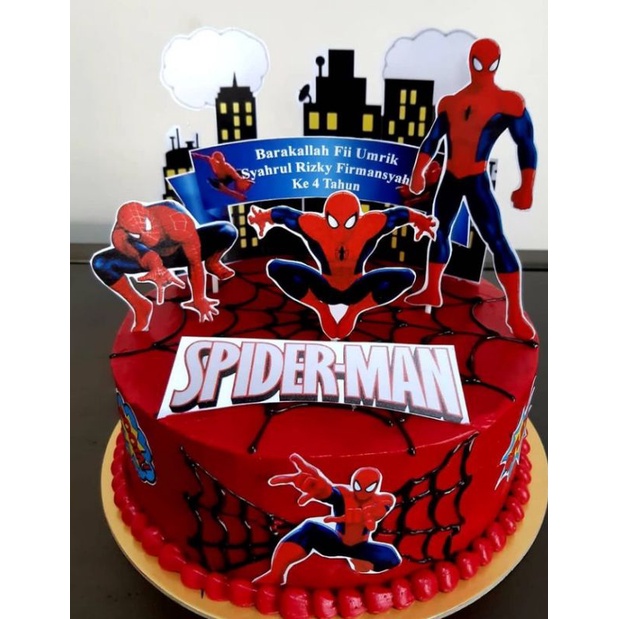 Jual KUE ULANG TAHUN KARAKTER SPIDERMAN | Shopee Indonesia
