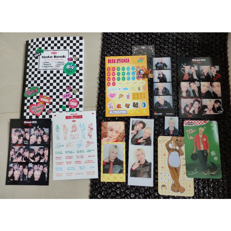 Jual Sharing DECO KIT TXT NOTEBOOK DECO STICKER 6 CUTS GROUP HUENINGKAI ...