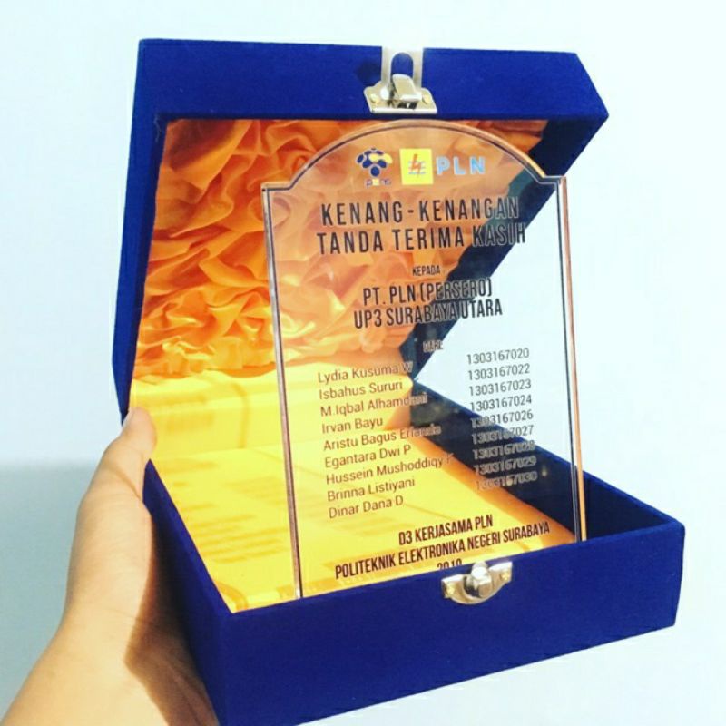 Jual Plakat Akrilik Semarang Custom Plakat Semarang SEHARI JADI