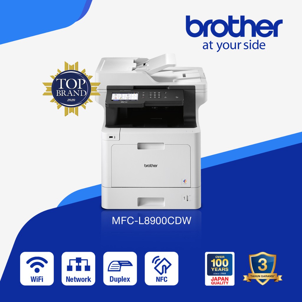 Printer Brother  MFC-L8900CDW Laser Colour Multifungsi Duplex Wifi & Fax - Resmi (2)