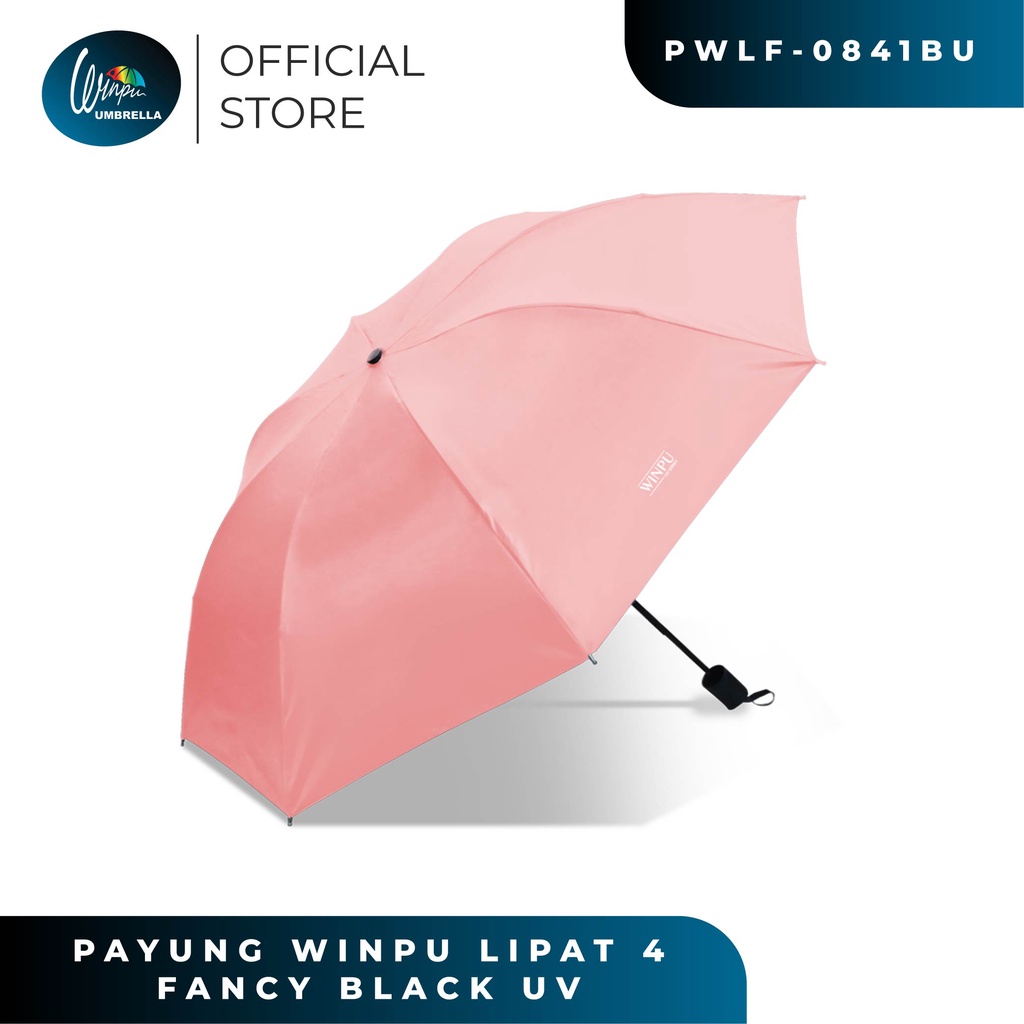 Jual WINPU Payung Lipat 4 Fancy Black UV | Shopee Indonesia