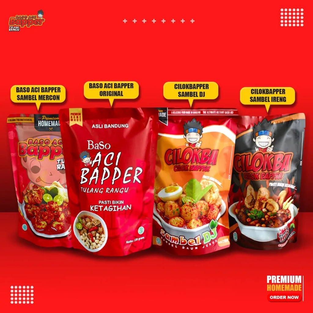 Jual Cilokba Bapper Cilok Pedas Sambel Ireng Daun Jeruk | Shopee Indonesia