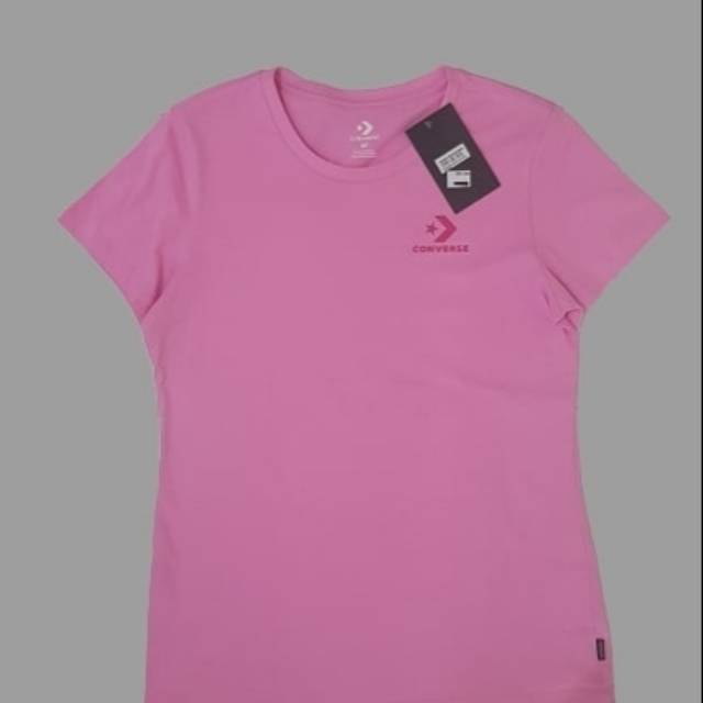 Pink converse shirt best sale