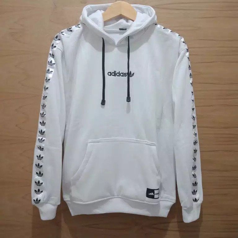 Jual Sweater Hoodie ADIDAS Tnt Putih Fleece Tebal Shopee Indonesia