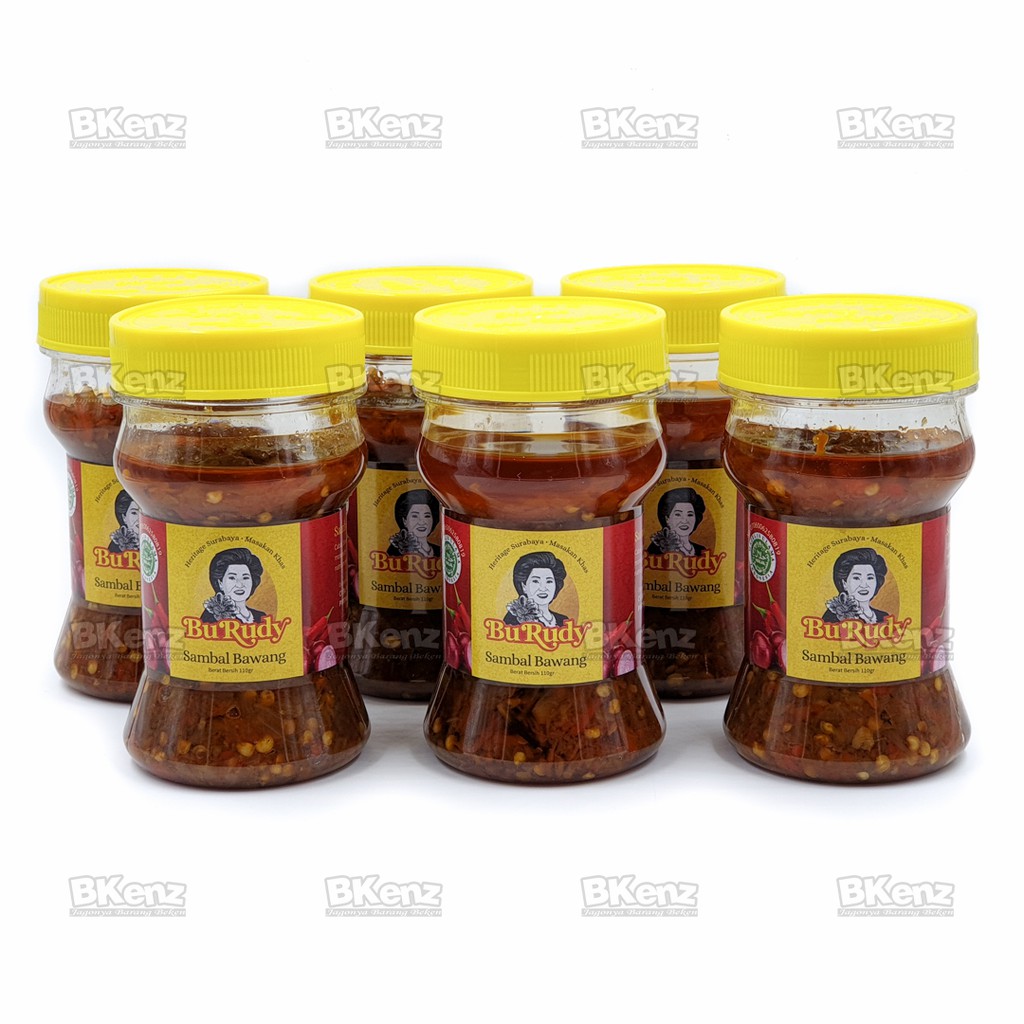 Jual Paket Sambal Bawang Bu Rudy Oleh Oleh Khas Bu Rudi Surabaya Isi 6