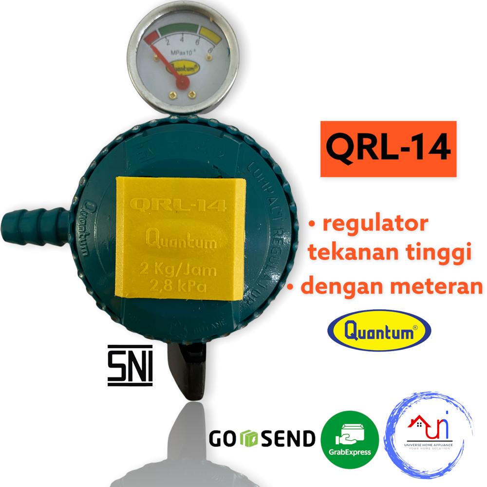 Jual Regulator Kompor Gas Lpg Tekanan Rendah Quantum Qrl Dengan Meter Quantum Qrl