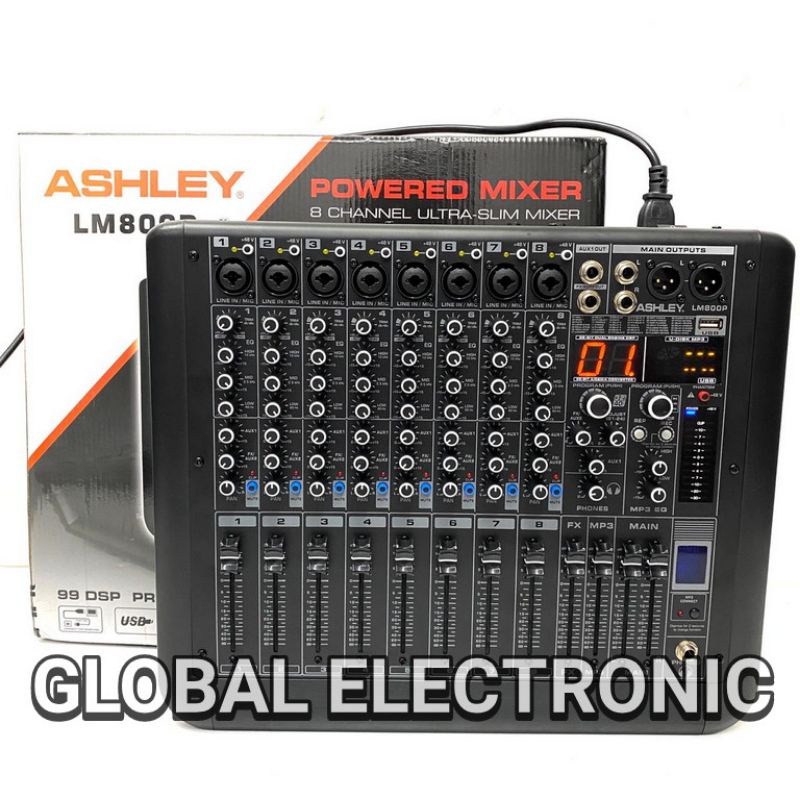 Jual Power mixer Ashley LM800P ( 8 Channel ) Shopee Indonesia