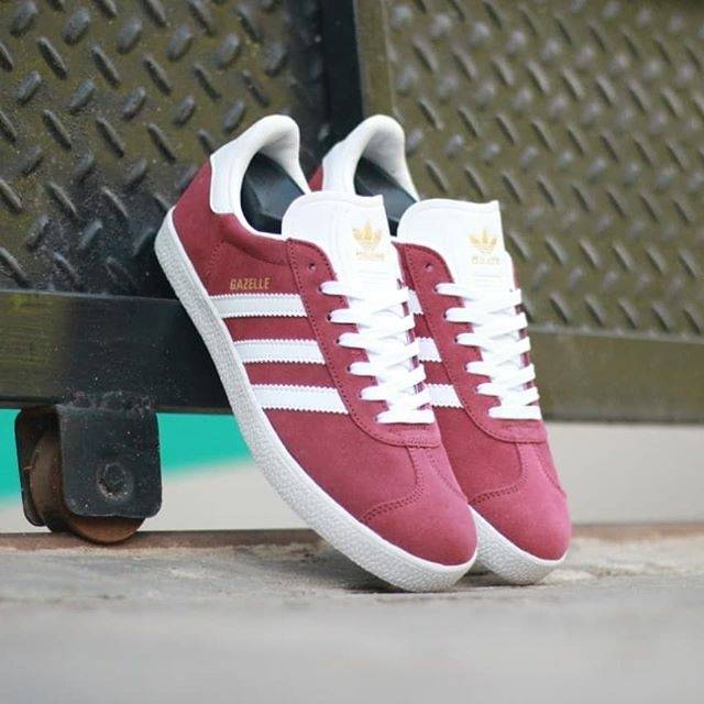 Jual ADIDAS GAZELLE II MAROON WHITE ORIGINAL | Shopee Indonesia